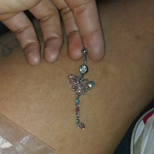 Dangle belly ring